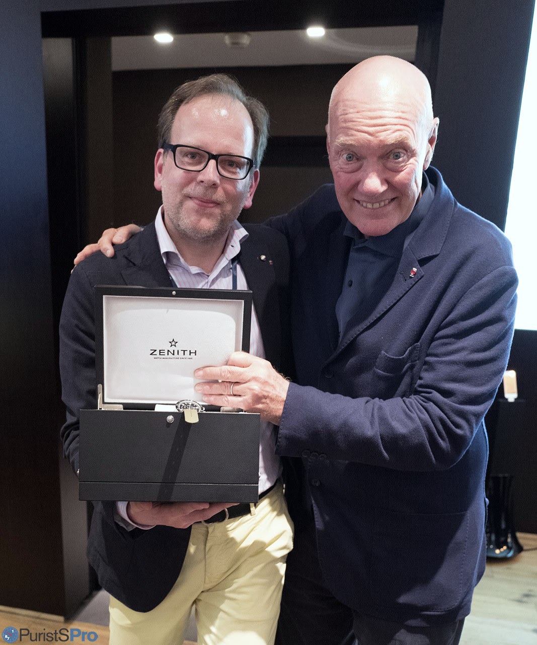 Horological Meandering - Zenith's CEO Jean-Claude Biver thanks the  PuristSPro community for the outstanding reception of the 15th Anniversary  Watch by Zenith!