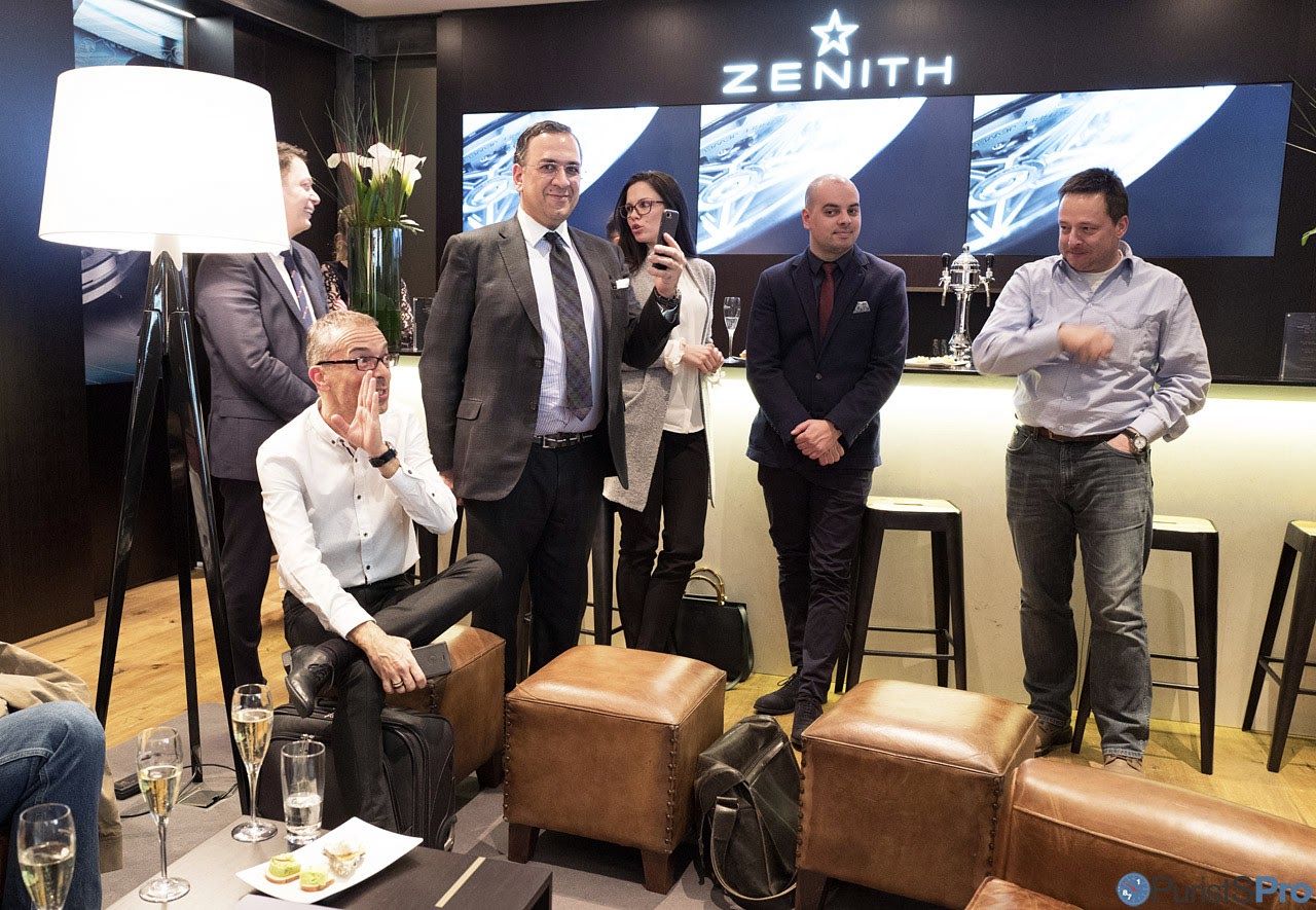 Horological Meandering - Zenith's CEO Jean-Claude Biver thanks the  PuristSPro community for the outstanding reception of the 15th Anniversary  Watch by Zenith!