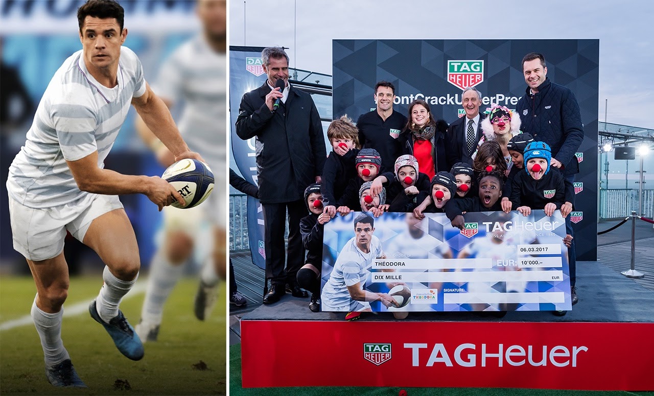 TAG Heuer - TAG Heuer and Rugby Star Dan Carter Kick off support