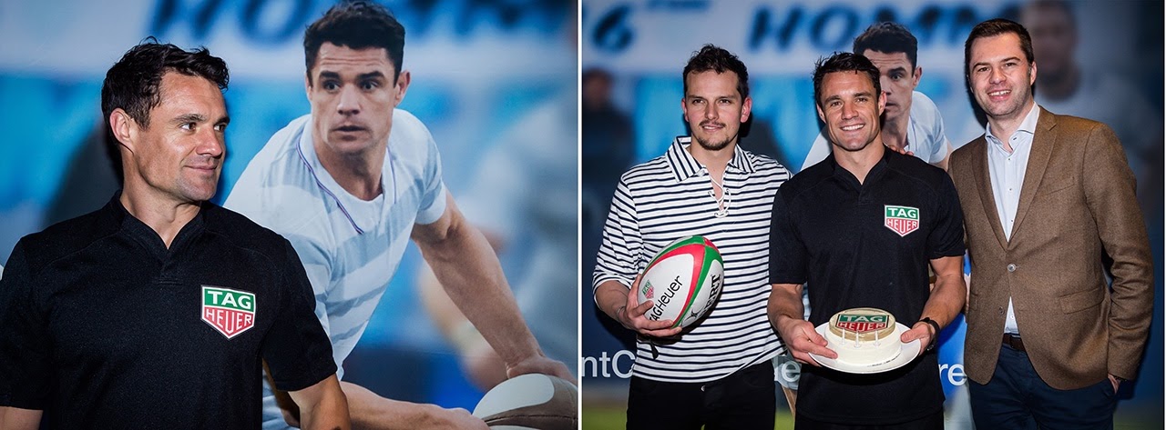 TAG Heuer - TAG Heuer and Rugby Star Dan Carter Kick off support