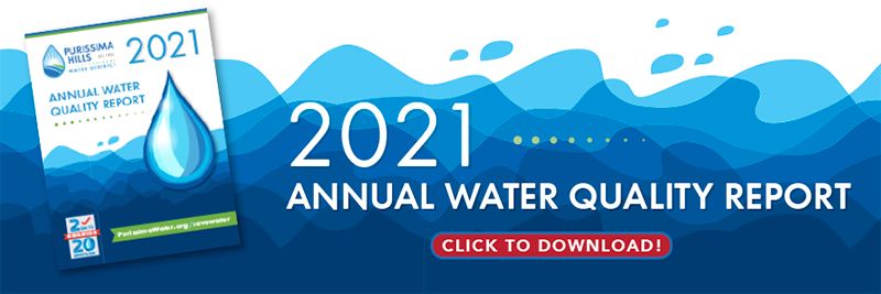 Banner image for PHWD 2021 Annual Water Quality Report