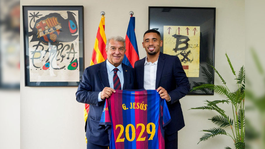 Barcelona Sign Gabriel Jesus From Arsenal, Send Marc Casado Out On Loan