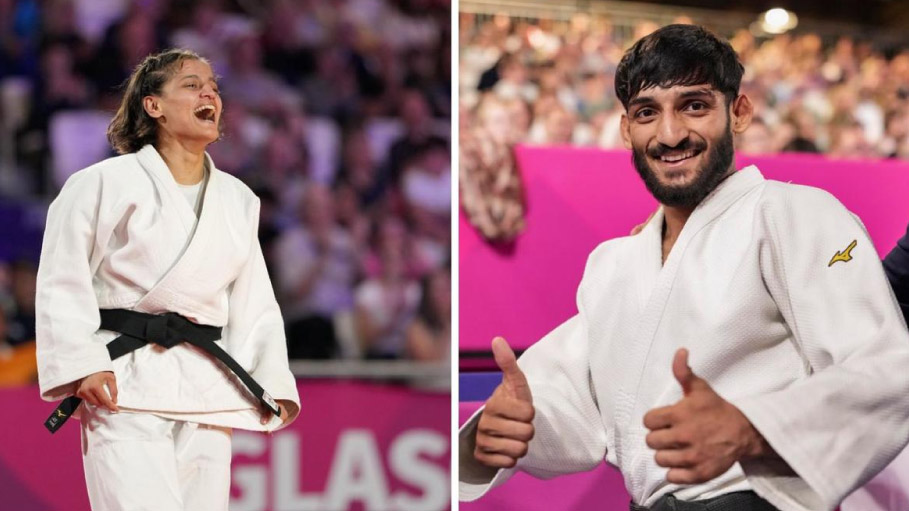 History Written in Glasgow: Asmita Dey and Harsh Singh Deliver India's First-Ever Commonwealth Games Judo Gold