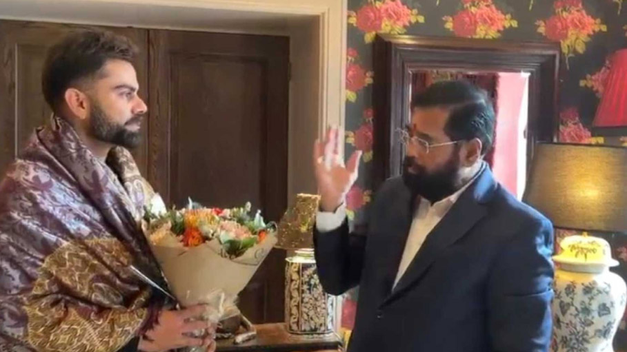 Virat Kohli Meets Eknath Shinde, Shares Ideas On Maharashtra's Sports Future