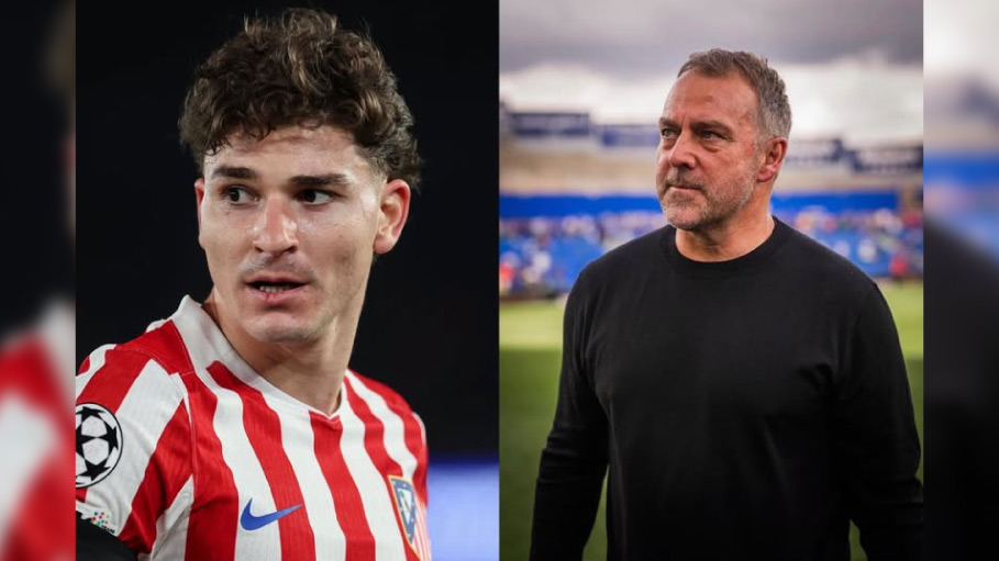 Hansi Flick Urges Barcelona to Make One Last Push for Julian Alvarez