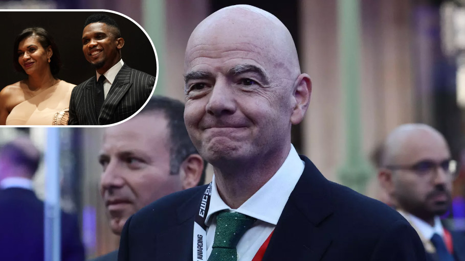 Samuel Eto'o Stands With Infantino Amid FIFA Leadership Storm