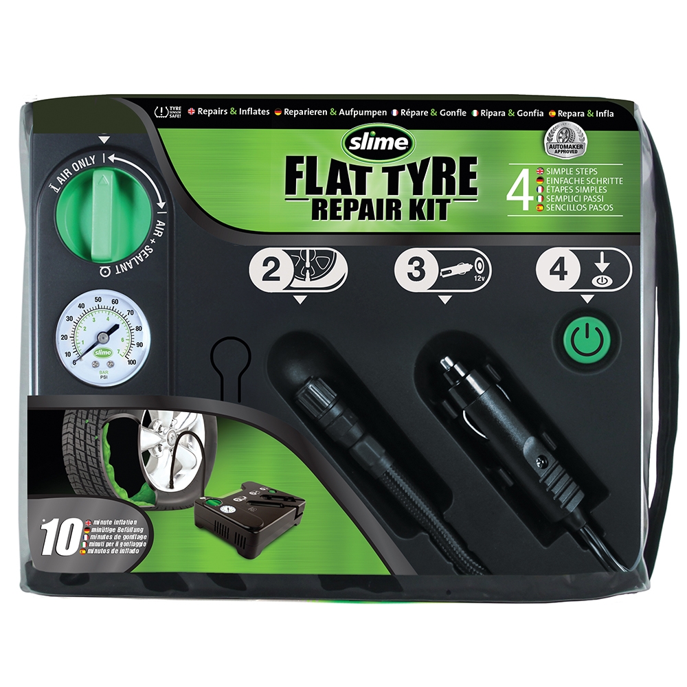 Flat Tyre Puncture Repair, Emergency Kit