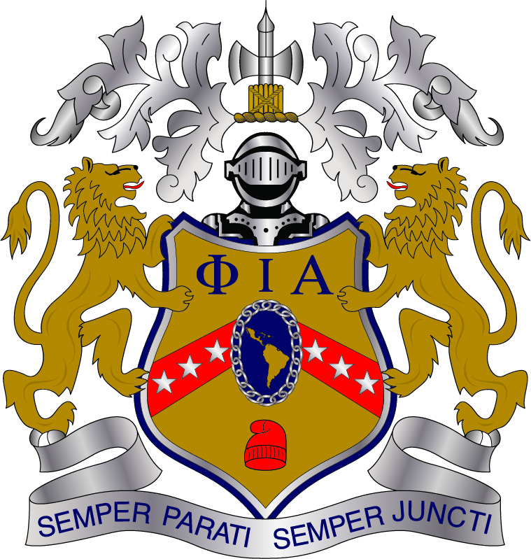 Phi Iota Alpha Fraternity crest.