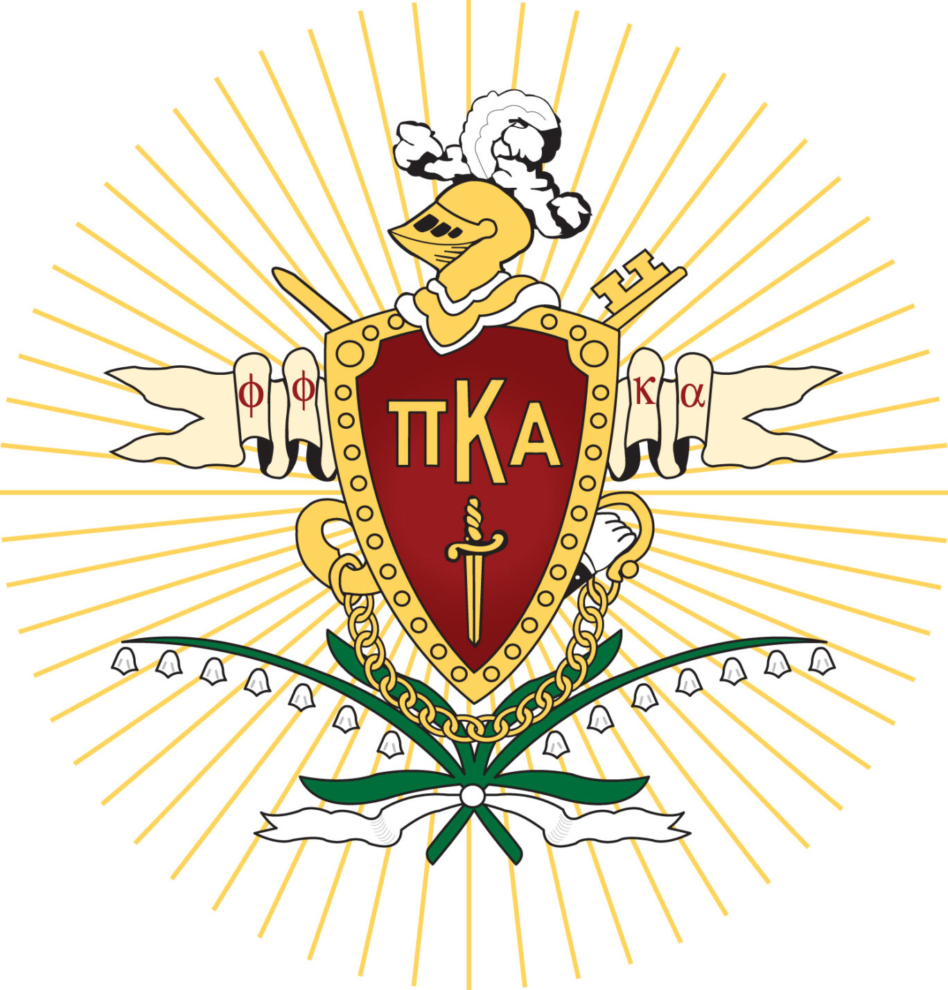 Pi Kappa Alpha兄弟会徽章.