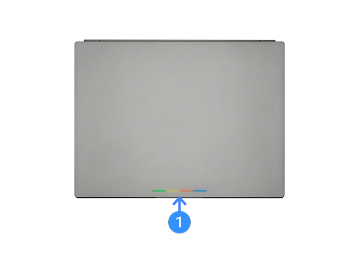 Chromebook top view