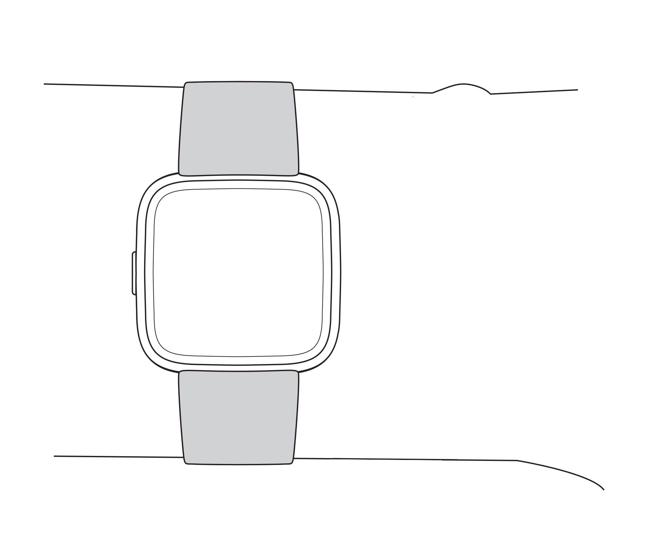 A watch on a person's wrist