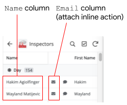 Display inline actions in table views