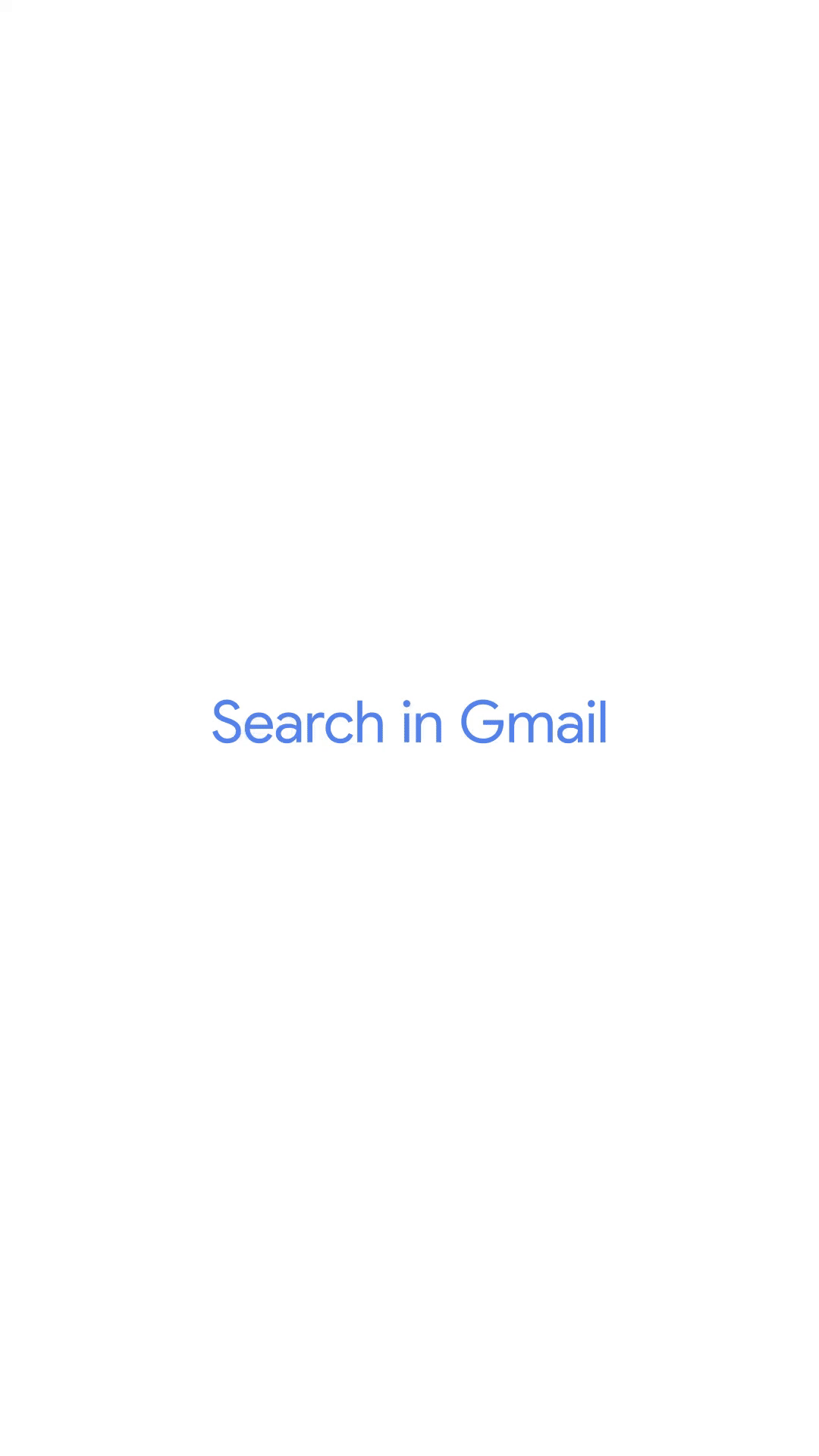 An illustration of searching in Gmail on Android