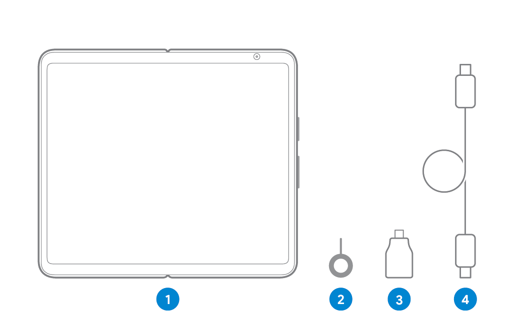 What's in the box - Pixel Fold