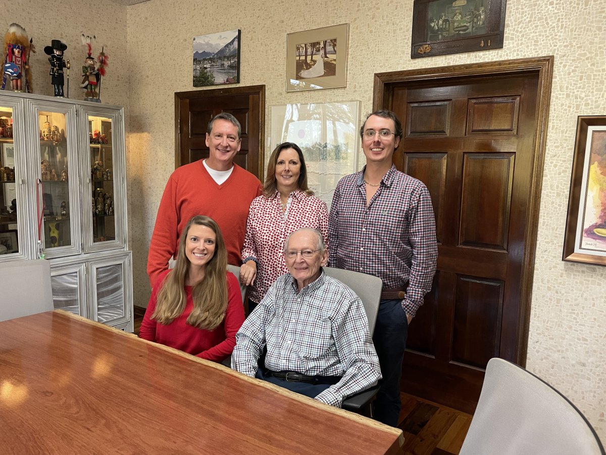 From top left – Torry Hoover - President (4th generation), Jill Hoover (Torry’s wife), TD Hoover - Refining Manager (5th generation), Dani Hoover - Customer Service and Marketing Manager (5th generation) and George Hoover, CEO (3rd generation)