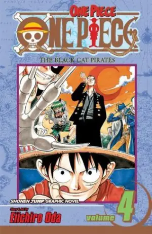 One Piece, Volume 4: The Black Cat Pirates Cover