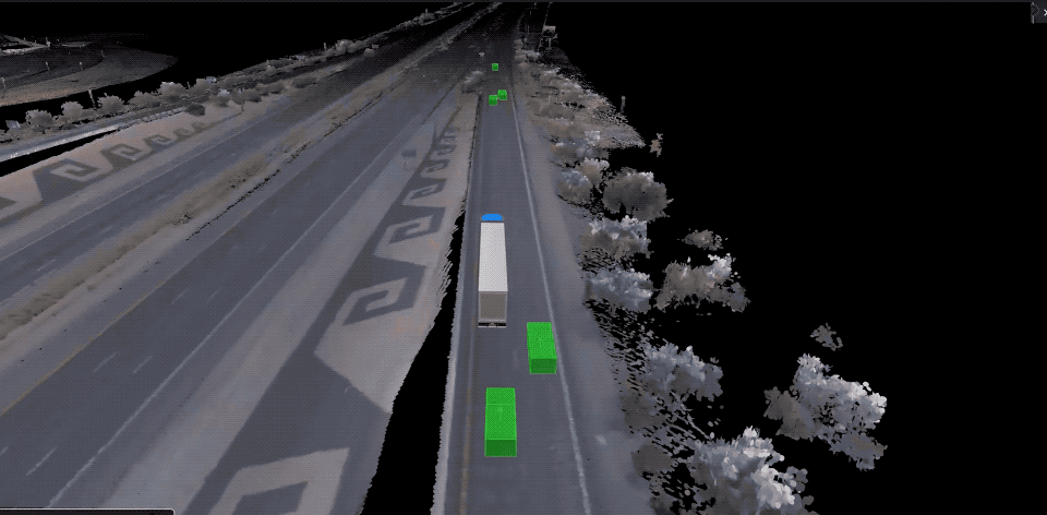 A completely synthetic, 8-hour Waymo Via simulation from Tucson, AZ to Austin, Texas created in SimulationCity