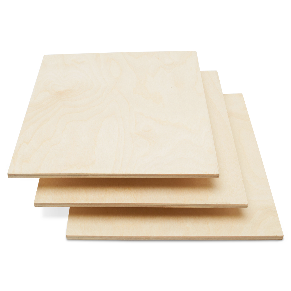 Woodpeckers Crafts, DIY Unfinished Plywood 1/4 x 12 x 9, Pack of 12