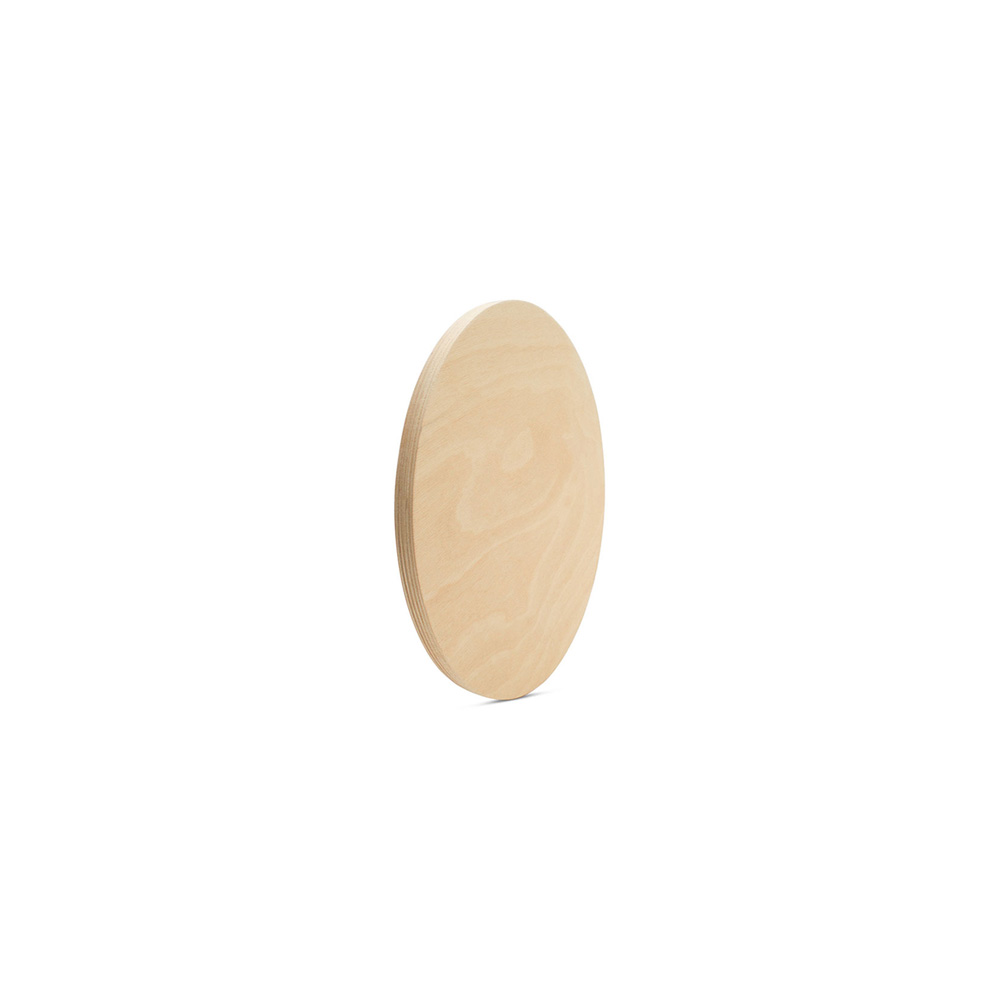 Wood Circle Discs 4 inch 1/2 inch Thick, Unfinished Birch Rounds