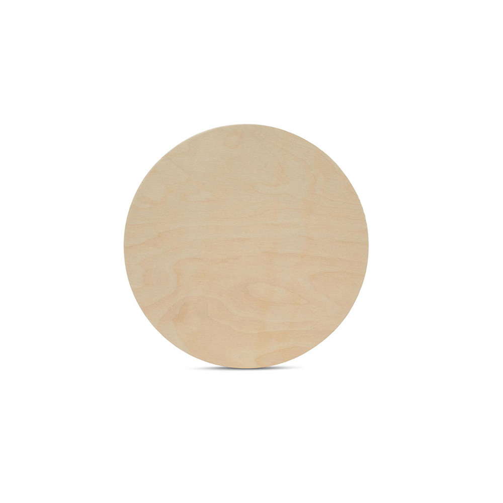 Wood Circles 1/2 Inch Thick Unfinished Wood Circle Wood Round