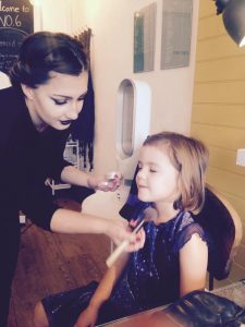Children's face painting at No6 Shop
