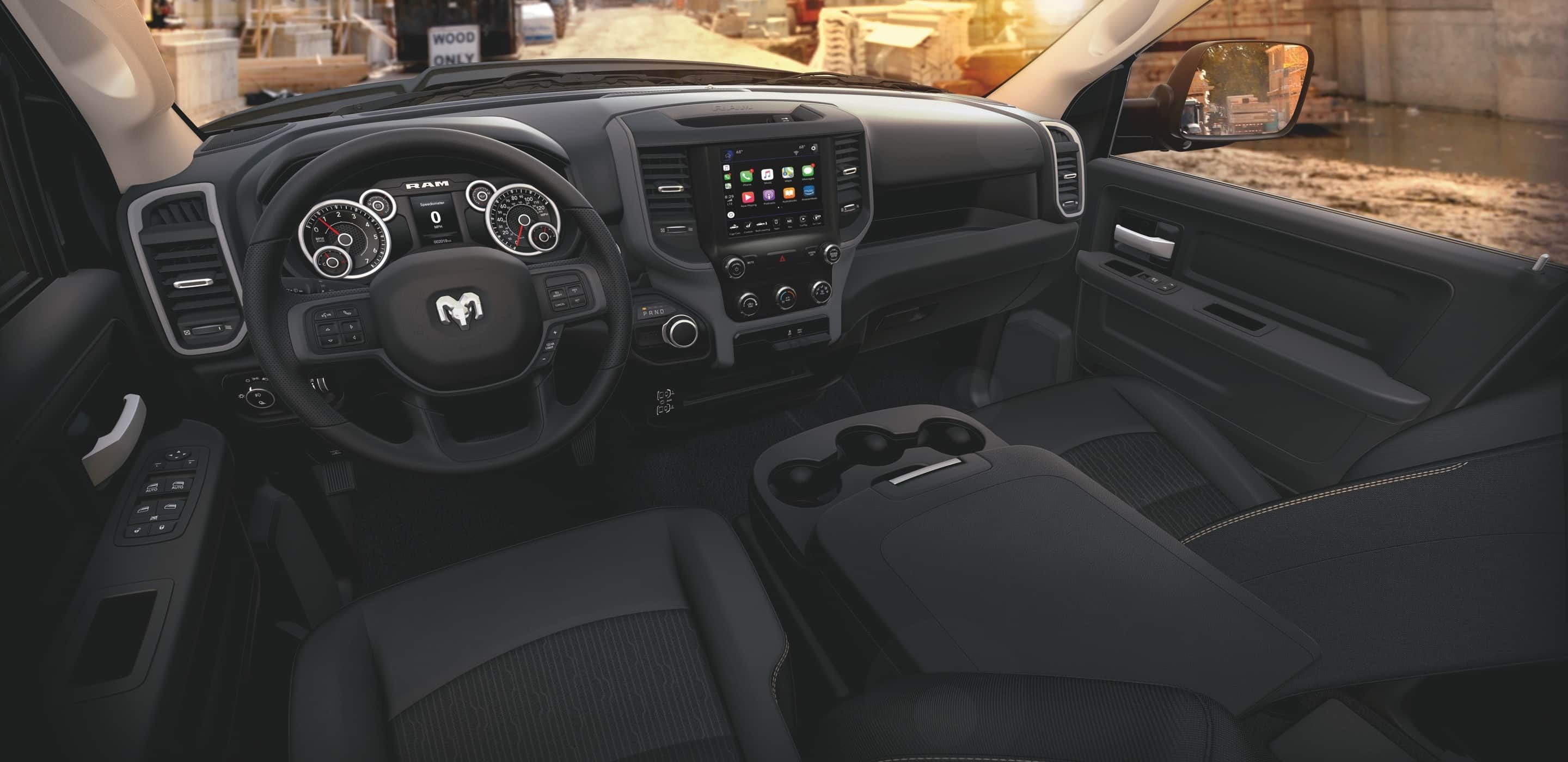 interior of a 2020 ram 2500