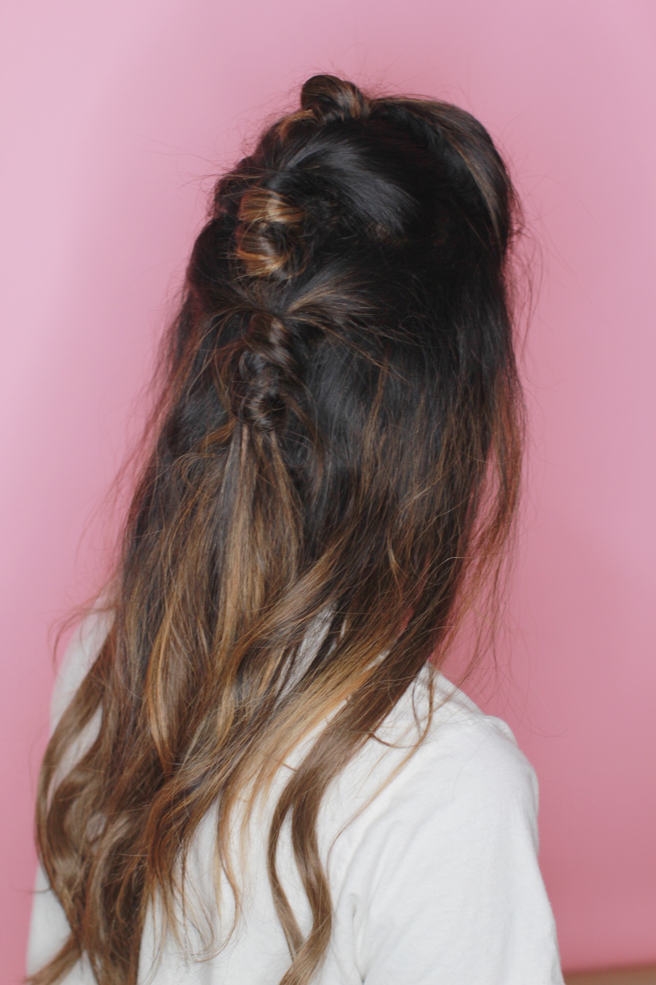 Day 5 Knotted Faux Hawk Braid