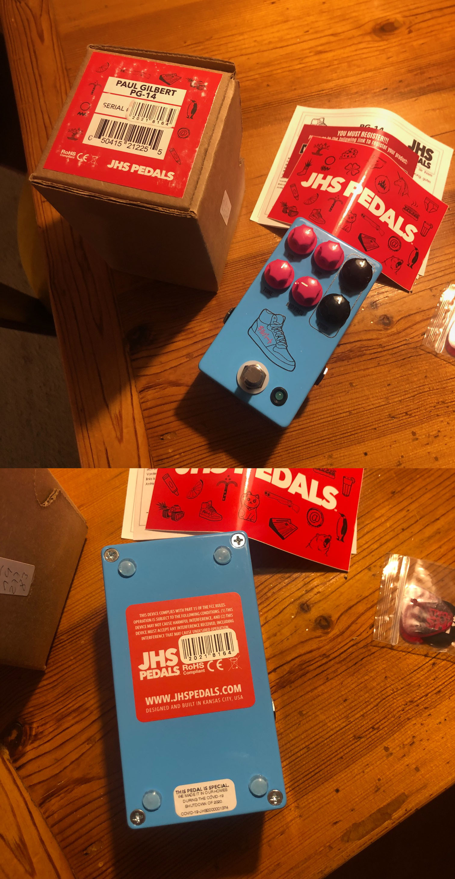 paul gilbert distortion pedal