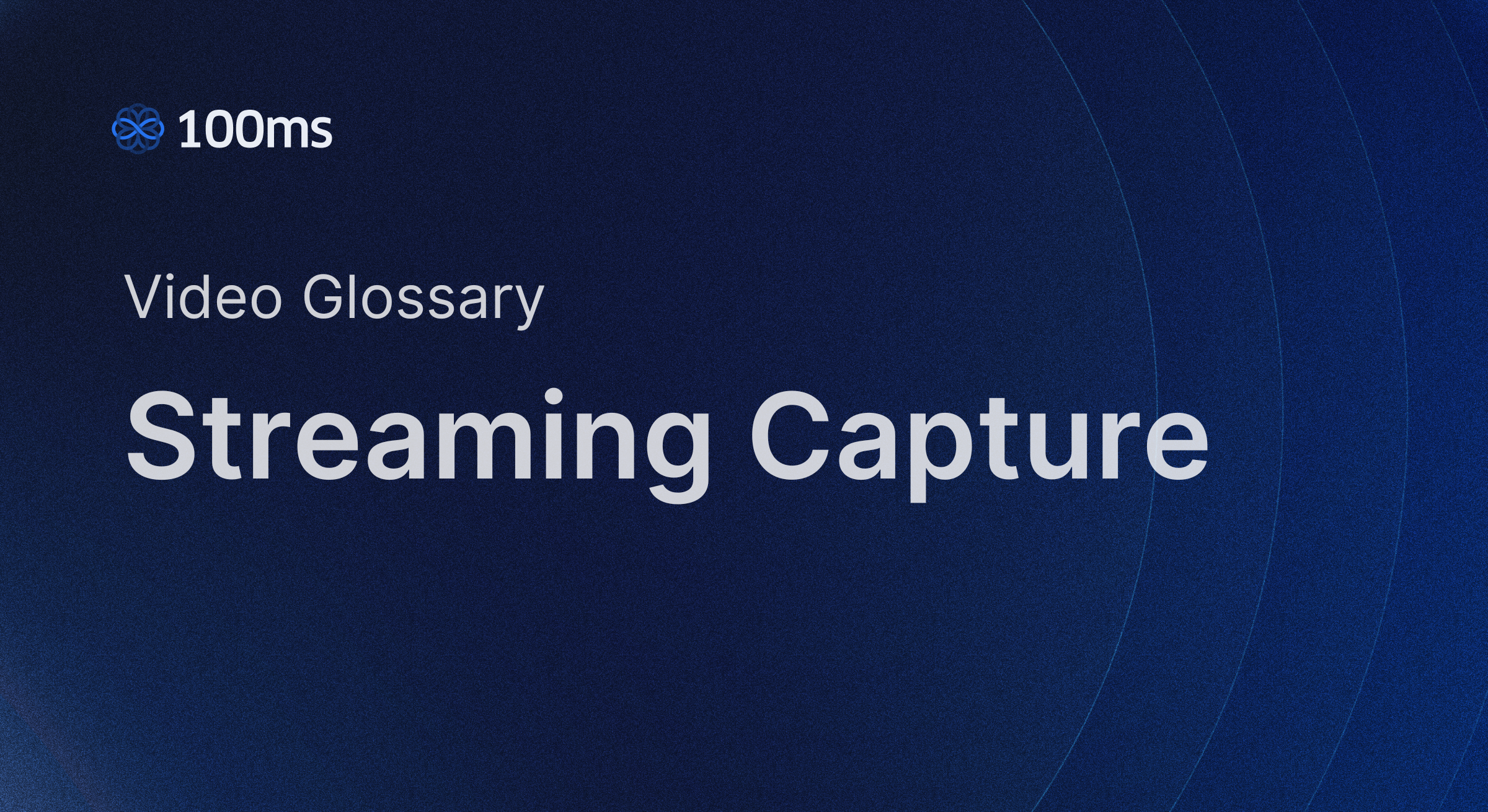 100ms traces streaming capture from late 1990s to live streaming