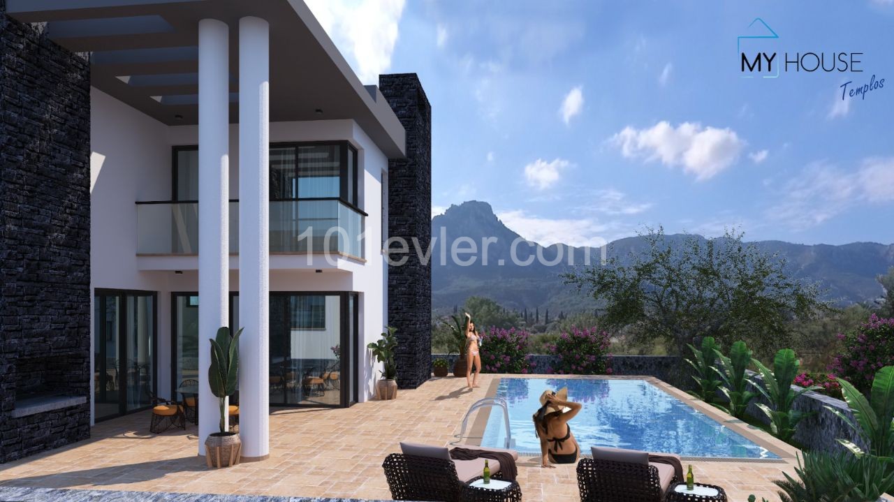 Villa For Sale In Girne Zeytinlik