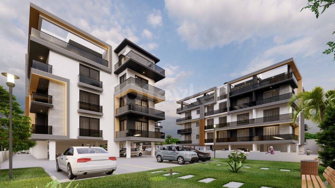 Yukarı Girnede 2+1/3+1/penthouse daireler