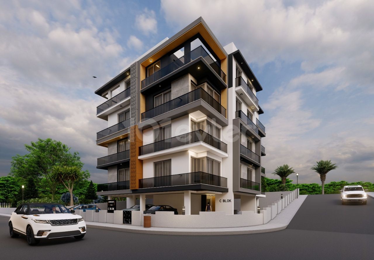 Yukarı Girnede 2+1/3+1/penthouse daireler