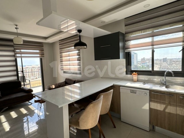 LONGBEACH 2+1 LUX FULLY FURNISHED FLAT FOR RENT WITH SEA VIEW