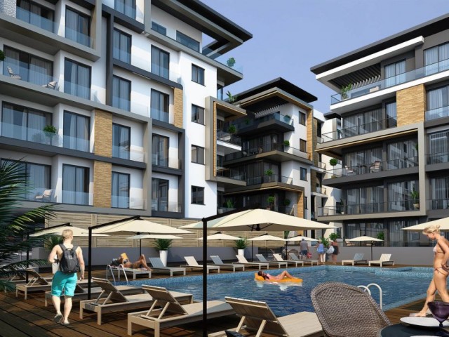 KYRENIA CENTRAL 1+1 2+1 3+1 AND THE OPPORTUNITY TO INVEST IN LUXURY APARTMENTS IN PENTHOUSES AT PRICES STARTING FROM STG 61,000 ** 