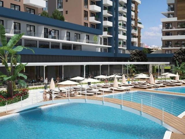 PROJECT DELIVERY DECEMBER 2023! 2+1 FLATS FOR SALE IN GIRNE İSKELE WITH INVESTMENT OPPORTUNITIES STARTING FROM 88.000 GBP