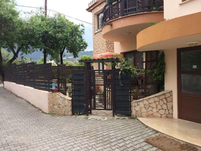 3 + 1 APARTMENT FOR SALE WITH GARDEN AND FIREPLACE IN KYRENIA DOGANKOY ** 