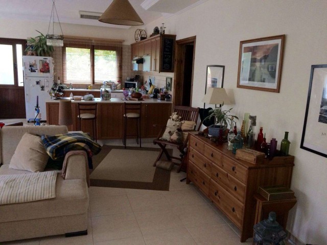 3 + 1 APARTMENT FOR SALE WITH GARDEN AND FIREPLACE IN KYRENIA DOGANKOY ** 