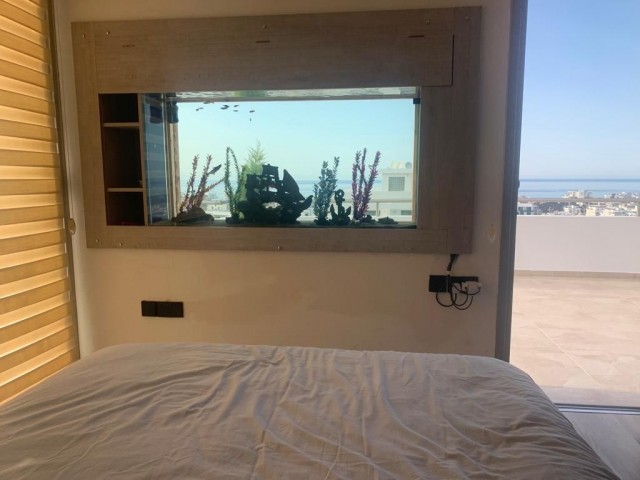 MÖBLIERTES 3+1 PENTHOUSE ZUR MIETE IN DER NÄHE VON ASLANLI VILLA IM ZENTRUM VON KYRENIA ** 