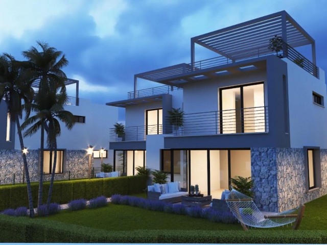 TRIPLEX VILLAS WITH 2+1 SHARED POOL IN KARAOGLANOGLU DISTRICT OF KYRENIA, CYPRUS ** 