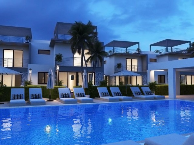 TRIPLEX VILLAS WITH 2+1 SHARED POOL IN KARAOGLANOGLU DISTRICT OF KYRENIA, CYPRUS ** 