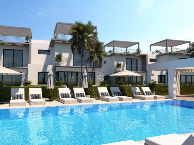 TRIPLEX VILLAS WITH 2+1 SHARED POOL IN KARAOGLANOGLU DISTRICT OF KYRENIA, CYPRUS ** 