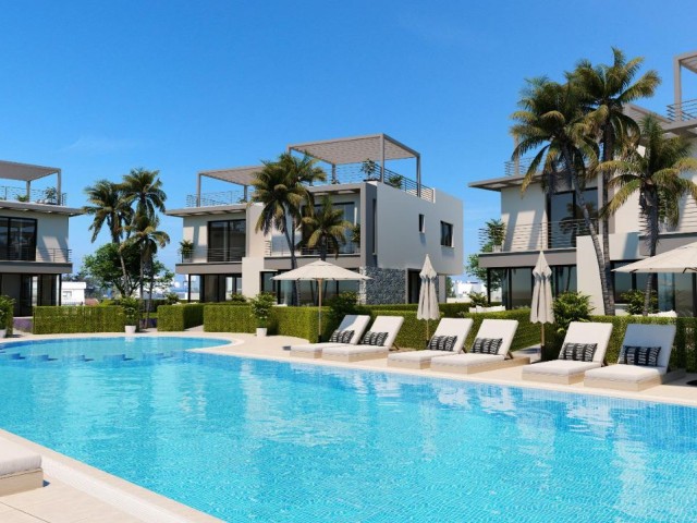 TRIPLEX VILLAS WITH 2+1 SHARED POOL IN KARAOGLANOGLU DISTRICT OF KYRENIA, CYPRUS ** 