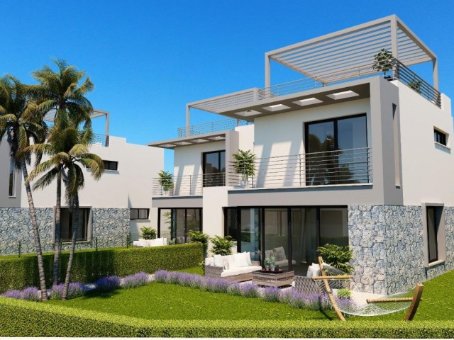 TRIPLEX VILLAS WITH 2+1 SHARED POOL IN KARAOGLANOGLU DISTRICT OF KYRENIA, CYPRUS ** 