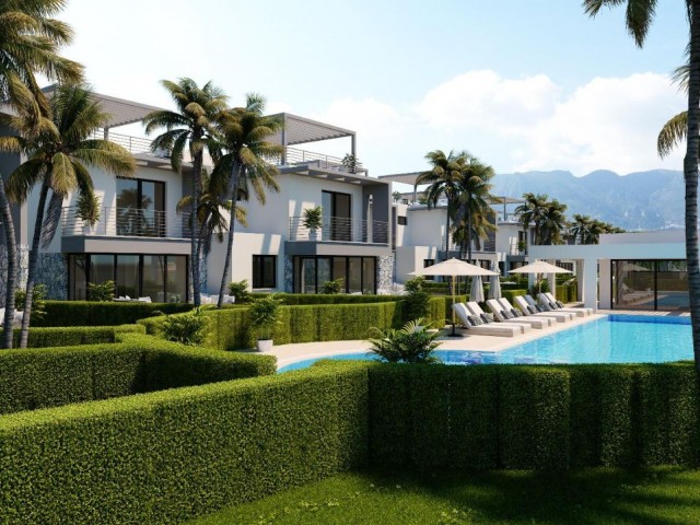 TRIPLEX VILLAS WITH 2+1 SHARED POOL IN KARAOGLANOGLU DISTRICT OF KYRENIA, CYPRUS ** 