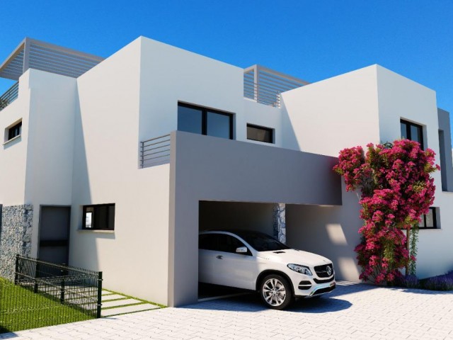 TRIPLEX VILLAS WITH 2+1 SHARED POOL IN KARAOGLANOGLU DISTRICT OF KYRENIA, CYPRUS ** 