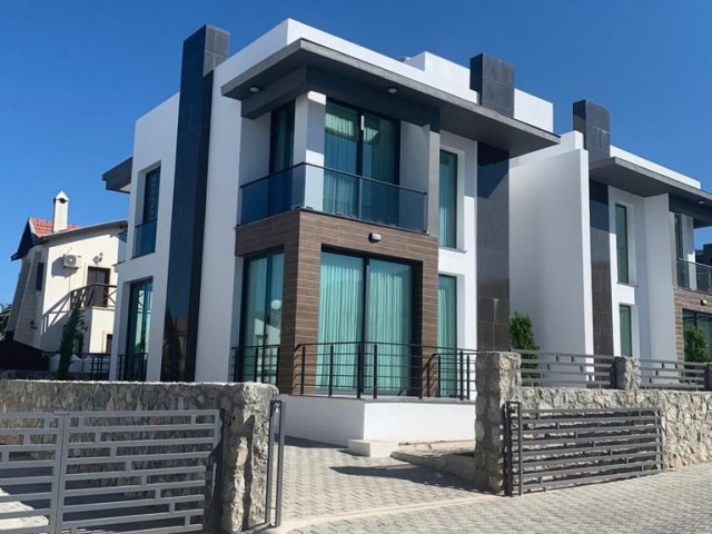 KYRENIA ALSANCAK IS A NEW LUXURY 3. VILLA FOR SALE WITH SHARED POOL WITH BEDROOM ** 