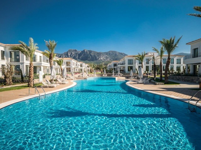 2 + 1 APARTMENT FOR SALE WITH POOL ON THE SITE IN KYRENIA ALSANCAKTA ** 