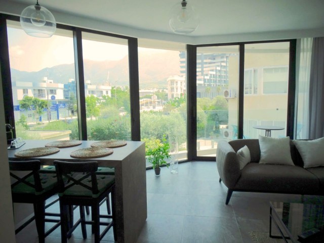 CYPRUS KYRENIA 2 + 1 FULLY FURNISHED APARTMENT FOR RENT IN A COMPLEX WITH A SHARED POOL ** 