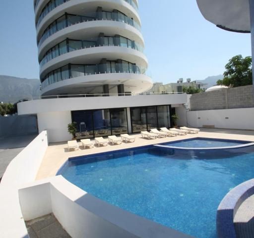 CYPRUS KYRENIA 2 + 1 FULLY FURNISHED APARTMENT FOR RENT IN A COMPLEX WITH A SHARED POOL ** 