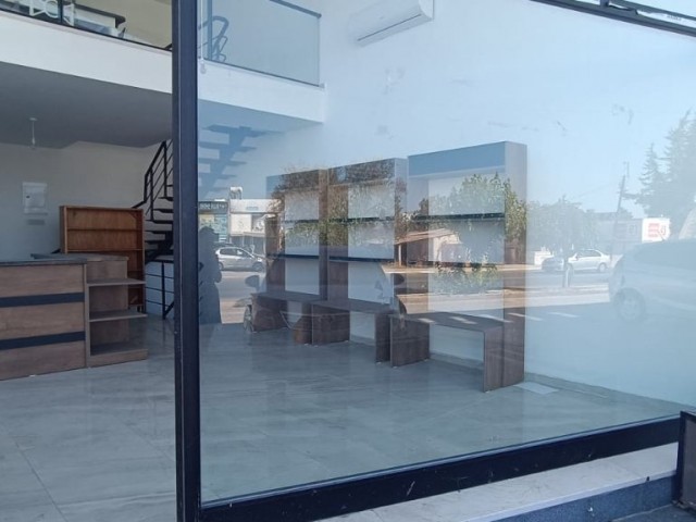 RENT A SHOP WITH A STOREYED WAREHOUSE ON THE HIGHWAY IN KYRENIA, CYPRUS ** 